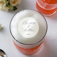Load image into Gallery viewer, ‘Personalised Names’ Wedding Edible Drink Toppers
