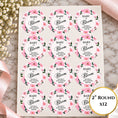 Load image into Gallery viewer, Baby In Bloom Pink Baby Shower Cup & Favour Stickers
