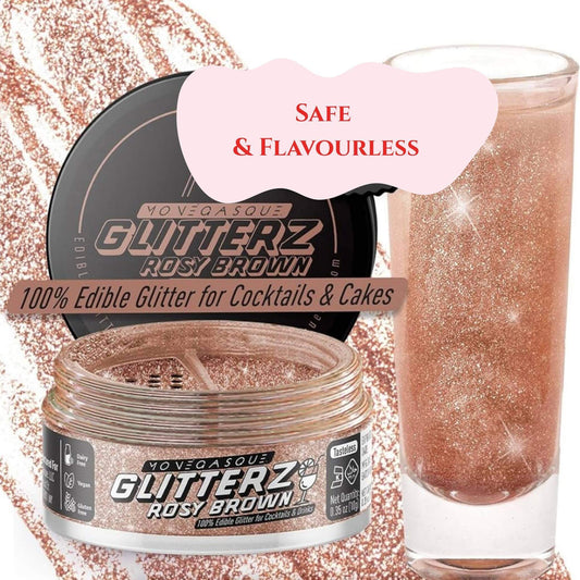 Edible Drink Shimmer - Rosy Brown Shimmer 10g