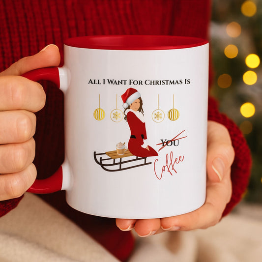 All I Want For Christmas Is Coffee Mug
