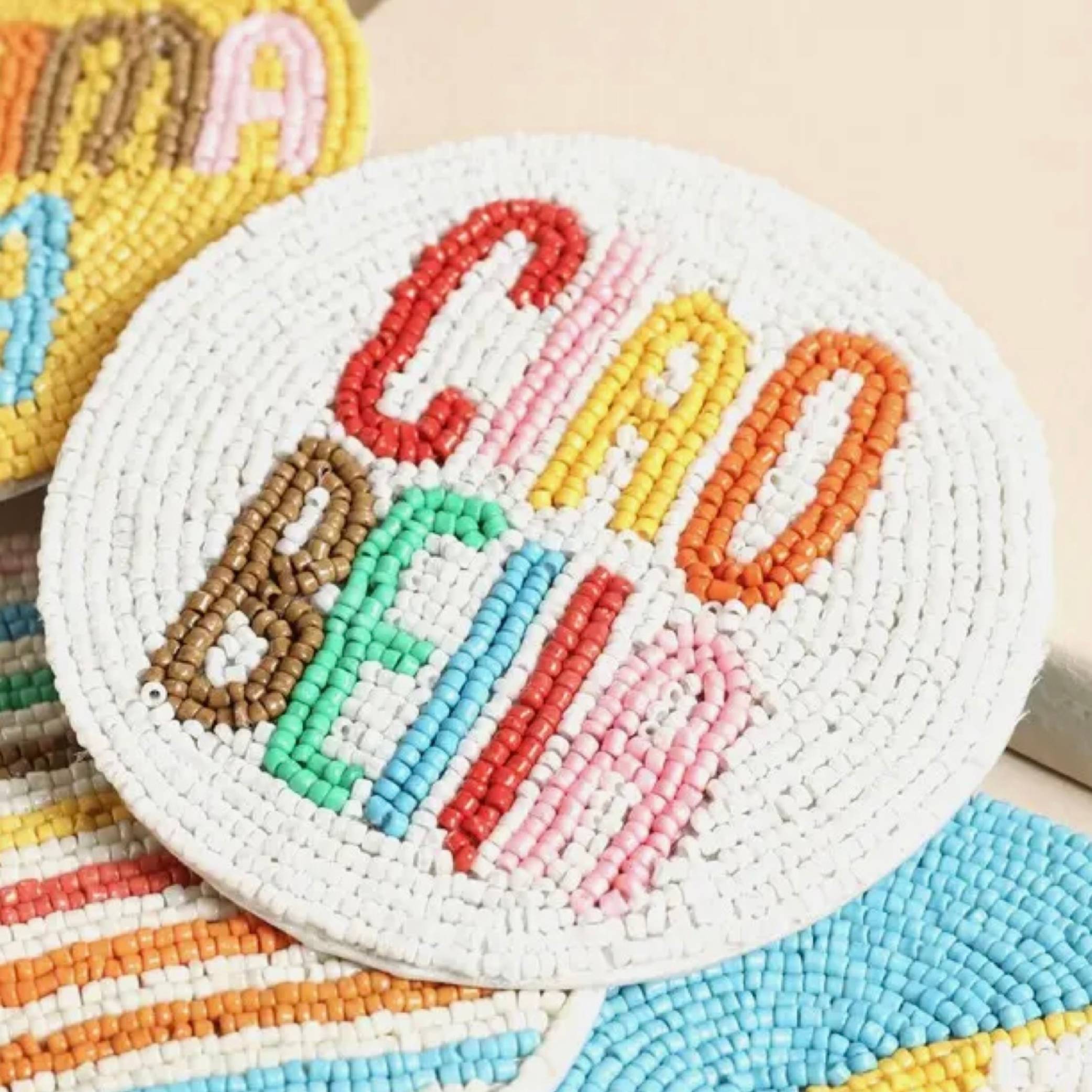 Ciao Bella Summer Drink Coasters -Set Of 4