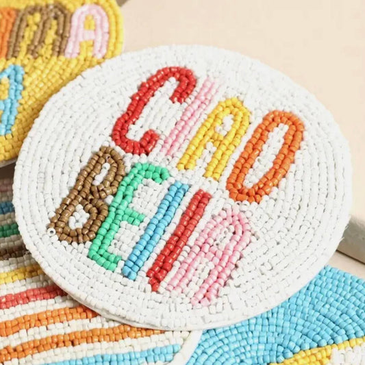 Ciao Bella Summer Drink Coasters -Set Of 4