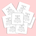 Load image into Gallery viewer, Save The Date Personalised Wedding Coasters
