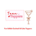 Load image into Gallery viewer, Toon Toppers Personalised Edible Cocktail Toppers
