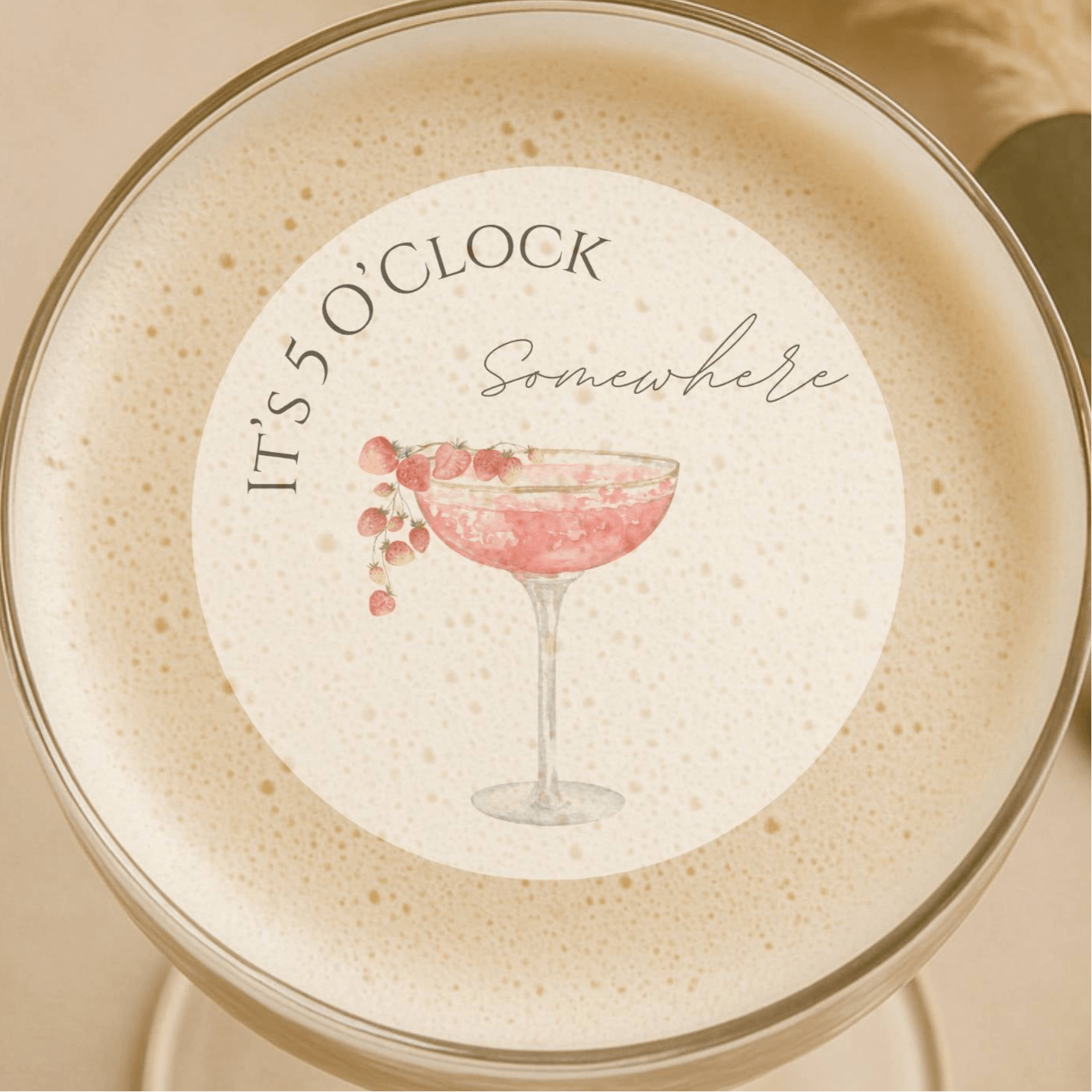 Funny Humour Edible Cocktail Toppers