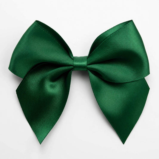 Pre-Tied Satin Bows 10cm Pack of 6 Varieties Colours