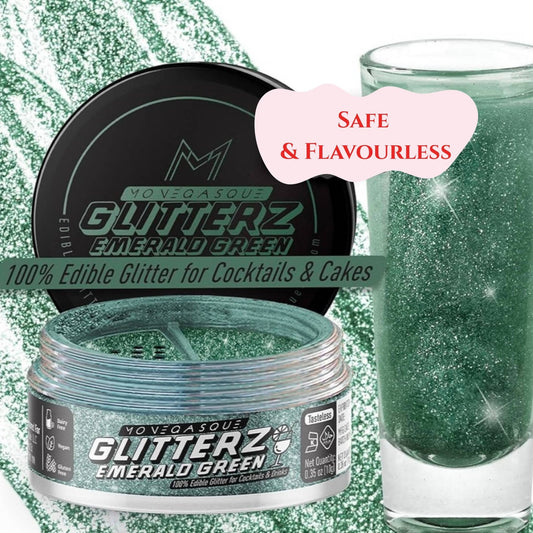 Edible Drink Shimmer -Emerald Green Shimmer 10g