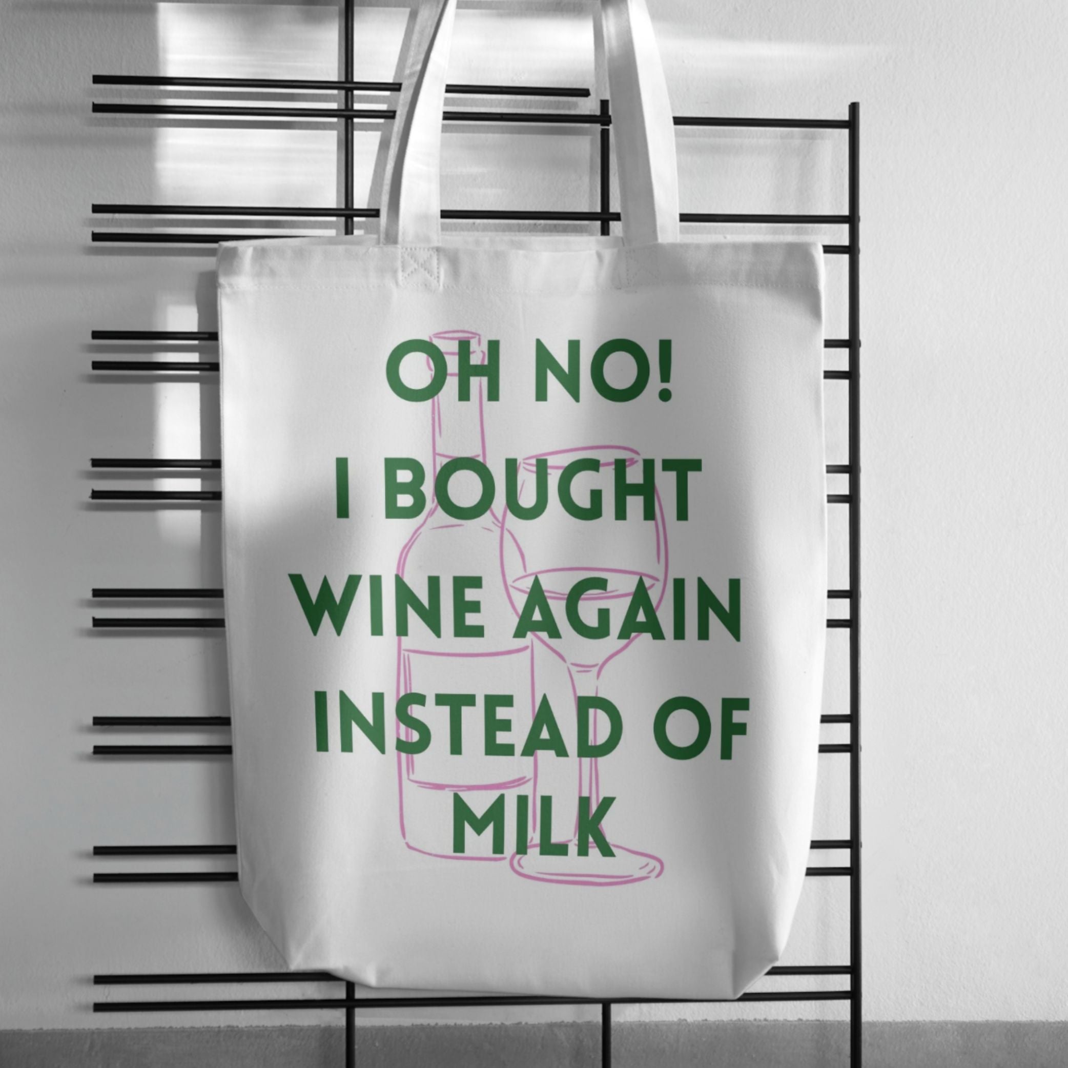 Funny Wine Tote Bag