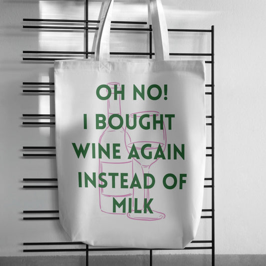 Funny Wine Tote Bag