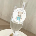 Load image into Gallery viewer, ‘Teddy Bear’ Baby Shower- Edible Drink Toppers
