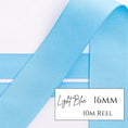 Load image into Gallery viewer, Light Blue Grosgrain Ribbon - 16mm x 10metre Reel

