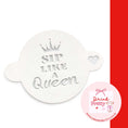 Load image into Gallery viewer, Reusable Stencil Cocktail & Coffee- Sip Like A Queen
