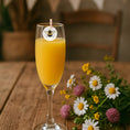 Load image into Gallery viewer, bee drink toppers with pegs
