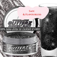 Load image into Gallery viewer, Edible Drink Shimmer - Midnight Black Shimmer 10g
