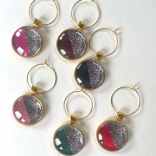 set of 6 wild wine cherms