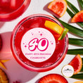 Load image into Gallery viewer, birthday age cocktail toppers 
