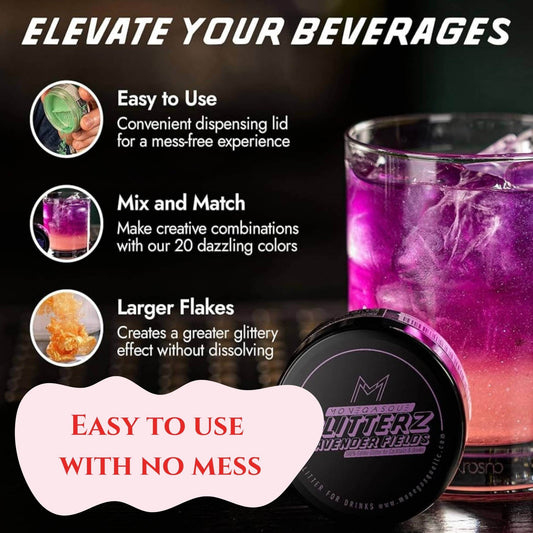 Edible Drink Shimmer -Lavender Fields Shimmer 10g