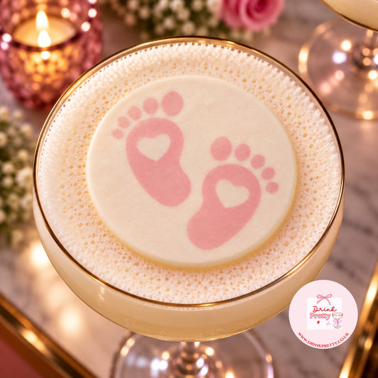 Gender Reveal Baby Shower Drink Toppers