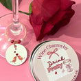 Load image into Gallery viewer, Valentines Wine Charms set of 6
