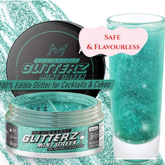 Edible Drink Shimmer -Mint Green Shimmer 10g