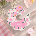 Load image into Gallery viewer, Pink Baby In Bloom Personalised Name Drink identifiers- Pack of 6
