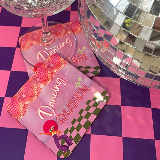 Dancing Queen Drink Coaster Drink Pretty