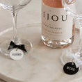 Load image into Gallery viewer, Yours & Mine Drink Glass Wine Charms-Duo
