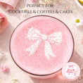 Load image into Gallery viewer, Reusable Stencils Cocktail & Coffee- PRETTY BOW
