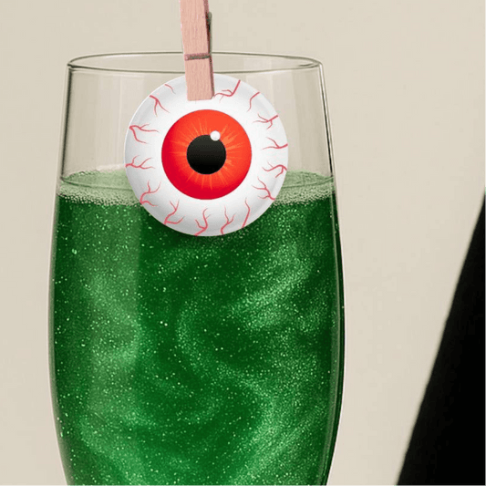 1.5” bloodshot eye drink topper