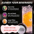 Load image into Gallery viewer, Elevate your beverages with Iridescent Butterfly shimmer, showcasing ease of use and creative drink options.

