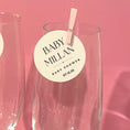 Load image into Gallery viewer, Pink mini wooden pegs clip on Drink Pretty
