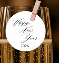 Load image into Gallery viewer, Happy New Year Edible Drink Toppers
