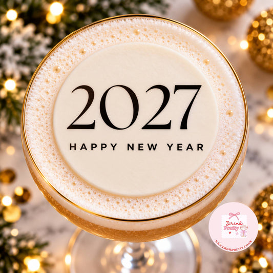 2027 Edible Drink Toppers