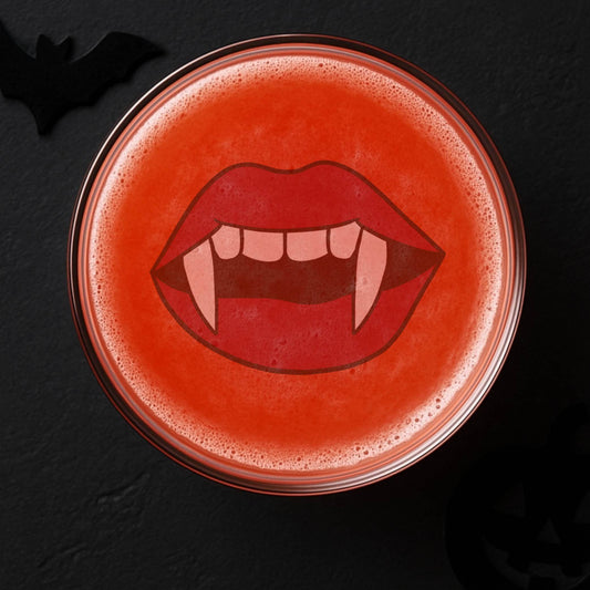 Vampire teeth edible topper